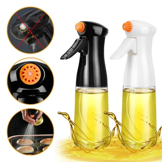 Easy-to-Use Olive Oil Sprayer with Air Fryer Paper Set – BBQ & Cooking Dispenser for Oil & Vinegar