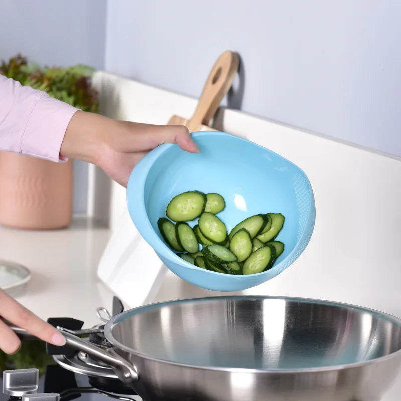 Multipurpose Rice Washing & Draining Colander – Perfect for Kitchen Prep