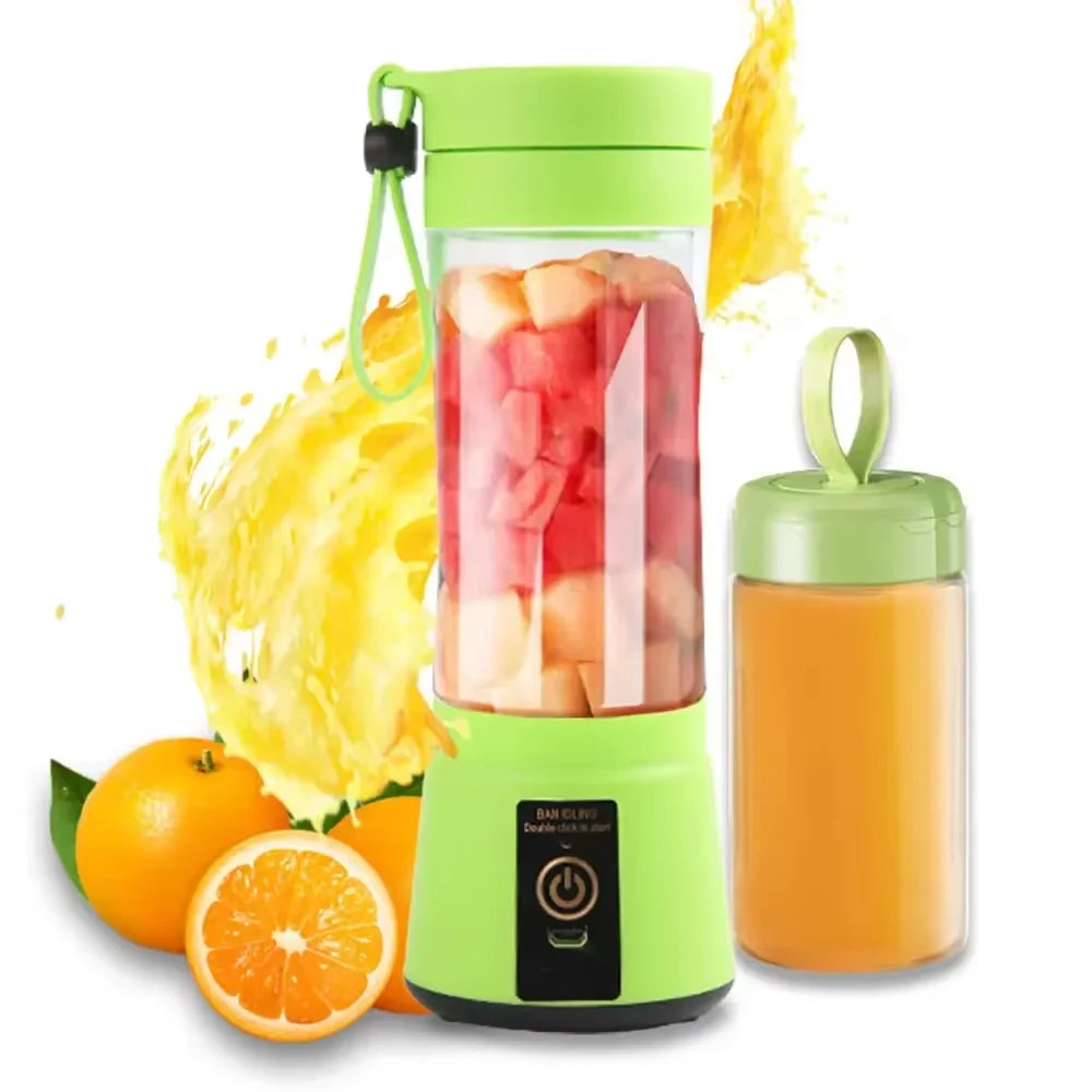 "Electric Juicer with USB Charging: Perfect for Fresh Orange & Lemon Blends"